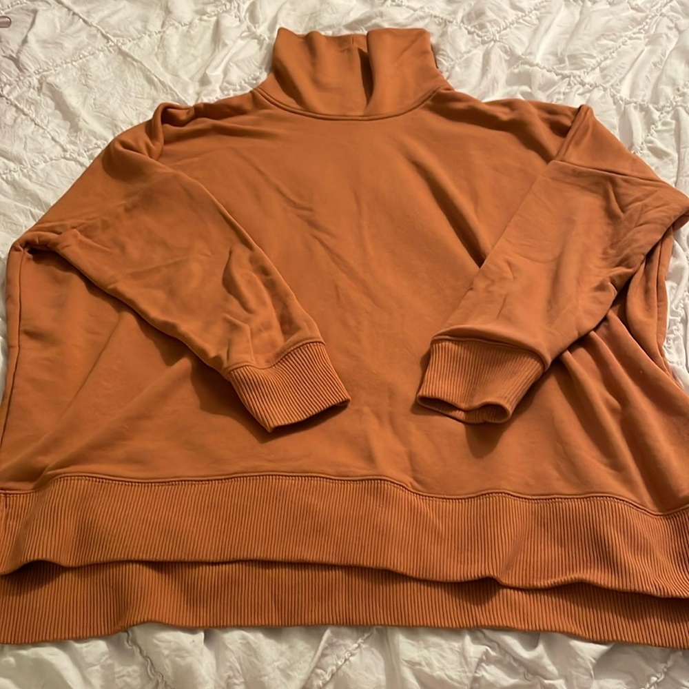 Oversized aerie cowl neck sweatshirt